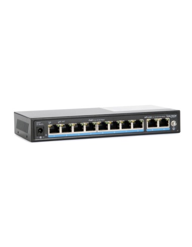 SWITCH POE+ (UNMANAGED) 8 PORTE 10/100 FE + 2 PORTE UPLINK 10/100/1000 GE (VS-POE2082GE-120W)