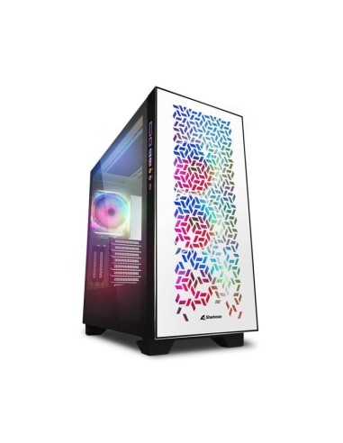 CASE GAMING ELITE SHARK CA300H WHITE RGB ATX NO ALIMENTATORE - BIANCO