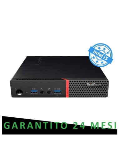 PC M710Q TINY (RINOVO) INTEL CORE I5-7X00 16GB 240GB SSD WINDOWS 10 PRO - RICONDIZIONATO COME NUOVO - GAR. 24 MESI