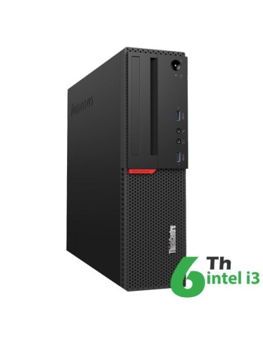 PC THINKCENTRE M710S SFF (RINOVO) INTEL CORE I3-6X00 8GB 240GB SSD WINDOWS 10 PRO - RICONDIZIONATO - GAR. 12 MESI