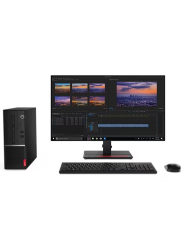 PC Desktop PRO LENOVO V35s RYZEN 3 -3250U 8GB SSD 256GB NVM WIN11 PRO con Monitor ThinkVision S25e-30 24.5" Full HD