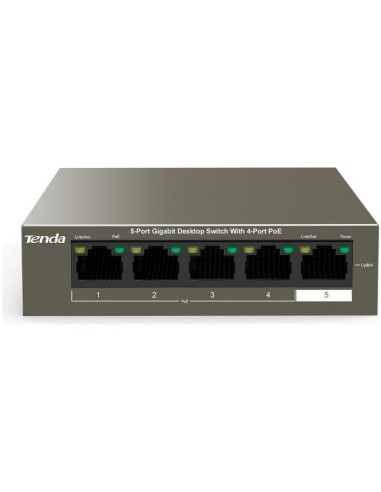 SWITCH RETE 5 PORTE 10/100/1000 TEG1105P-4-63W POE