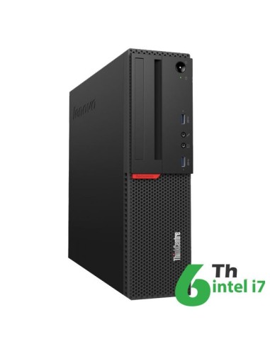 PC LENOVO THINKCENTRE M710S SFF INTEL CORE I7-6X00 8GB 240GB SSD WINDOWS 10 PRO - RICONDIZIONATO - GAR. 12 MESI