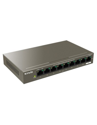 SWITCH RETE 9 PORTE 10/100 - 8 PORTE POE (TEF1109P-8-63W)