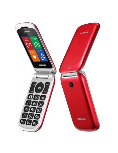 CELLULARE STONE+ DUAL SIM ROSSO