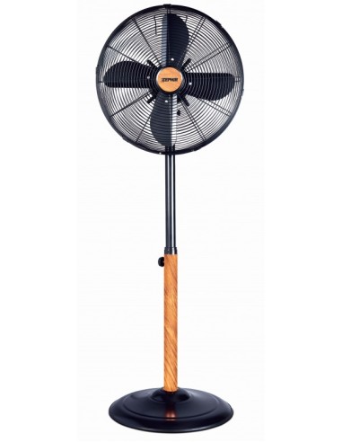 VENTILATORE A PIANTANA PL41LE A PALE OSCILLANTE 40 CM. EFFETTO LEGNO