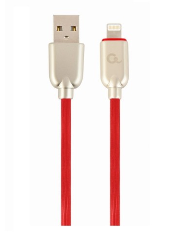 CAVO CARICA E DATI USB-A 2.0 8-PIN 2MT ROSSO (CC-USB2R-AMLM-2M-R)