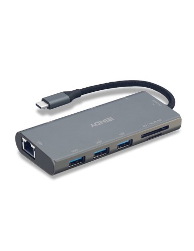 MINI DOCKING STATION PER LAPTOP USB-C CON SUPPORTO HDMI_ 4K, VGA & RICARICA PASS-THROUGH 100W (DST-MINI PLUS) 43278