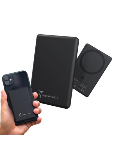 POWER BANK 5000 MAH SLIM 7.9MM WIRELESS MAGNETICO (TM-WWQ73)