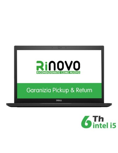 NOTEBOOK DELL LATITUDE E7480 INTEL CORE I5-6 GEN 14" 16GB 480GB SSD WINDOWS 10 PRO - RICONDIZIONATO - GAR. 12 MESI