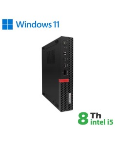 PC LENOVO M720Q TINY INTEL CORE I5-8X00T 16GB 480GB SSD WINDOWS 11 PRO - RICONDIZIONATO - GAR. 12 MESI (RN85534111)