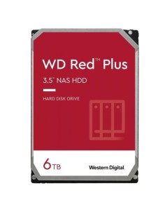 HARD DISK RED PLUS 6 TB SATA 3 3.5" NAS (WD60EFPX)