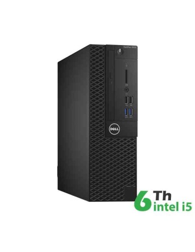 PC DELL OPTIPLEX 3050-7050 SFF INTEL CORE I5-6 GEN. 8GB 128GB SSD + 500GB HDD - WINDOWS 10 PRO - RICONDIZIONATO - GAR. 12 MESI (