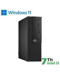 PC DELL OPTIPLEX 3050-7050 SFF INTEL CORE I5-7 GEN. 16GB 480GB SSD WINDOWS 11 PRO - RICONDIZIONATO - GAR. 12 MESI (RN44534111)