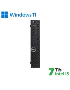 PC DELL OPTIPLEX 3050-7050M MINI INTEL CORE I5-7GEN. 16GB 480GB SSD WINDOWS 11 PRO - RICONDIZIONATO - GAR. 12 MESI (RN45534112)