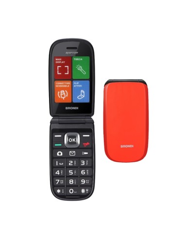 CELLULARE RAPTOR DUAL SIM ARANCIONE (ORANGE METAL)