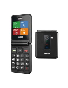 CELLULARE FLIPPER DUAL SIM NERO