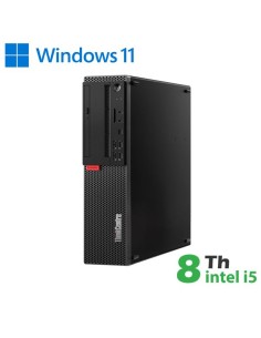 PC LENOVO M920S SFF INTEL CORE I5-8 GEN. 16GB 480GB SSD WINDOWS 11 PRO - RICONDIZIONATO - GAR. 12 MESI