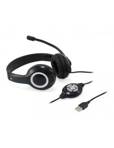 CUFFIE MICROFONO CCHATSTARU2B STEREO USB NERO