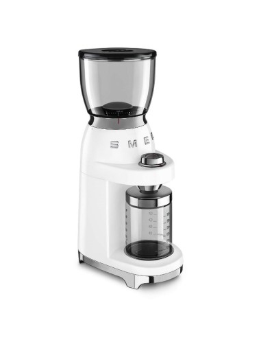 MACINACAFFE' 50' STYLE BIANCO ACCIAIO INOX (CGF01WHEU)