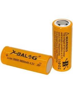 BATTERIE AL LITIO X-BALOG 4.2V 8800MAH CN-26650DC (2 PEZZI)