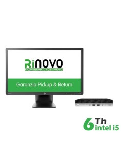 BUNDLE PC MINI HP 600-800 G3 INTEL CORE I5-6GEN. + MONITOR HP 23" RNZ23I (RNBUNDLE37) PICK & RETURN