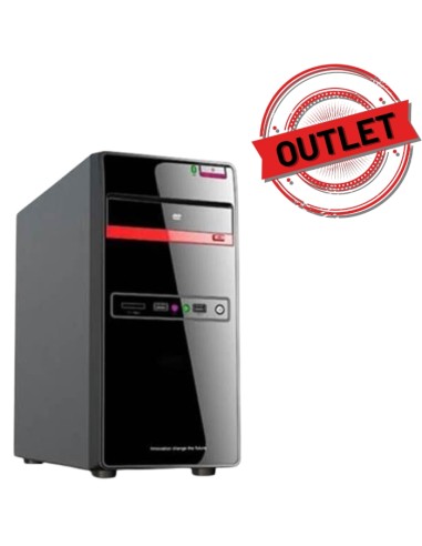 (OUTLET) CASE TX-665U3 MATX ALIMENTATORE 550W - USB 3.0 - NERO / ROSSO