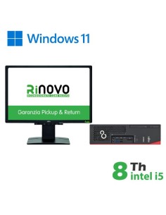 BUNDLE PC D738 SFF INTEL CORE I5-8GEN. + MONITOR FUJITSU 22" B22W