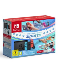 CONSOLE SWITCH SWITCH 1.1 NEON BLUE / NEON RED + NINTENDO SWITCH SPORTS + 12 MESI NSO (SWICONIN0065)