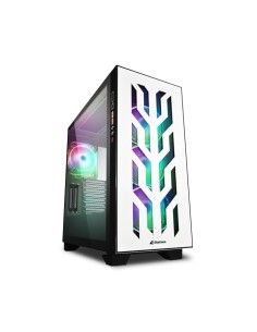 CASE GAMING ELITE SHARK CA300T RGB ATX VETRO TEMPERATO BIANCO