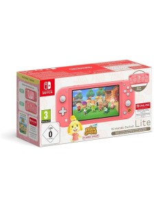 CONSOLE SWITCH LITE CORALLO + ANIMAL CROSSING + 12 MESI NSO (SWICONIN0063)