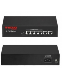 SWITCH RETE 4 PORTE 10/100 TC-P4EH2EH POE (24.710)