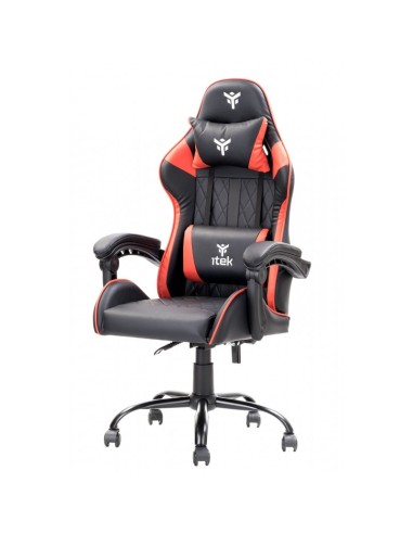 SEDIA RHOMBUS PF10 GAMING CHAIR - PVC - NERA/ROSSA (ITCGPF10BR)