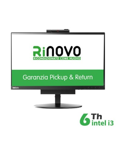 PC M710Q ALL IN ONE INTEL CORE I3-6X00 16GB 256GB SSD 22" WINDOWS 10 PRO - RICONDIZIONATO - GAR. 12 MESI (RN89432001)